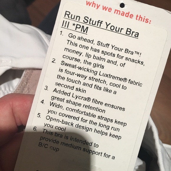 LULULEMON RUN STUFF YOUR BRA 111 - Picture 6 of 6